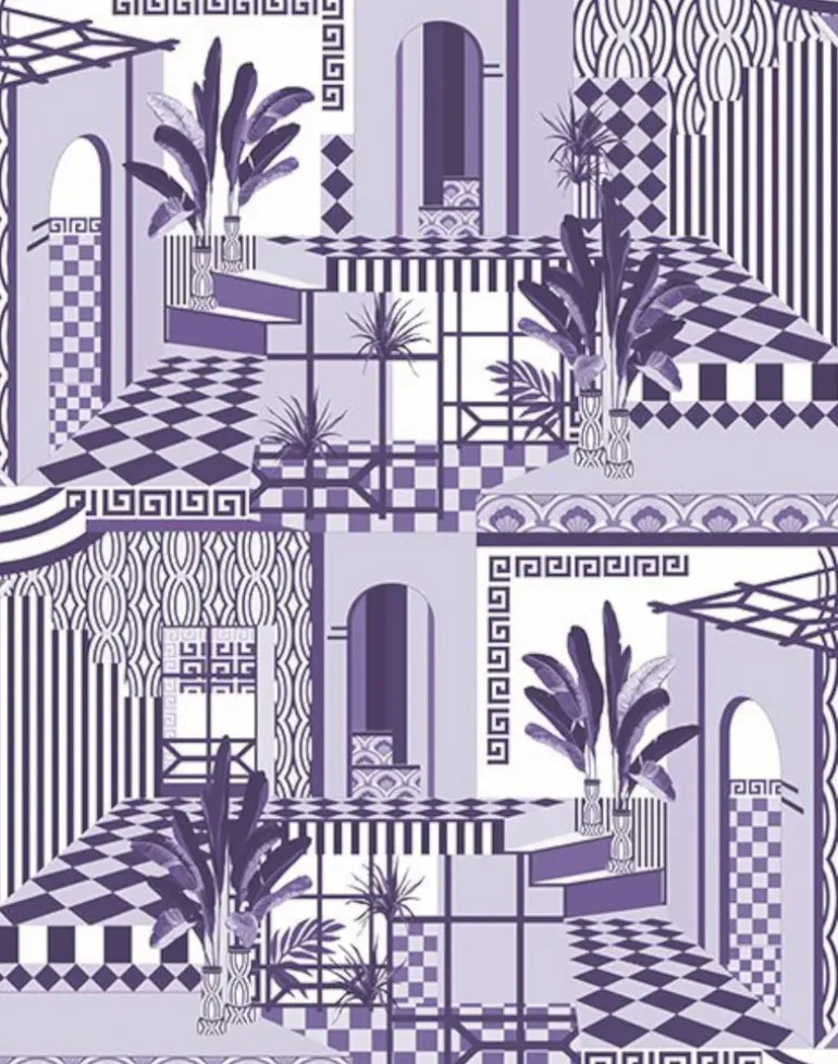 Chatelaine Mural, Lavender