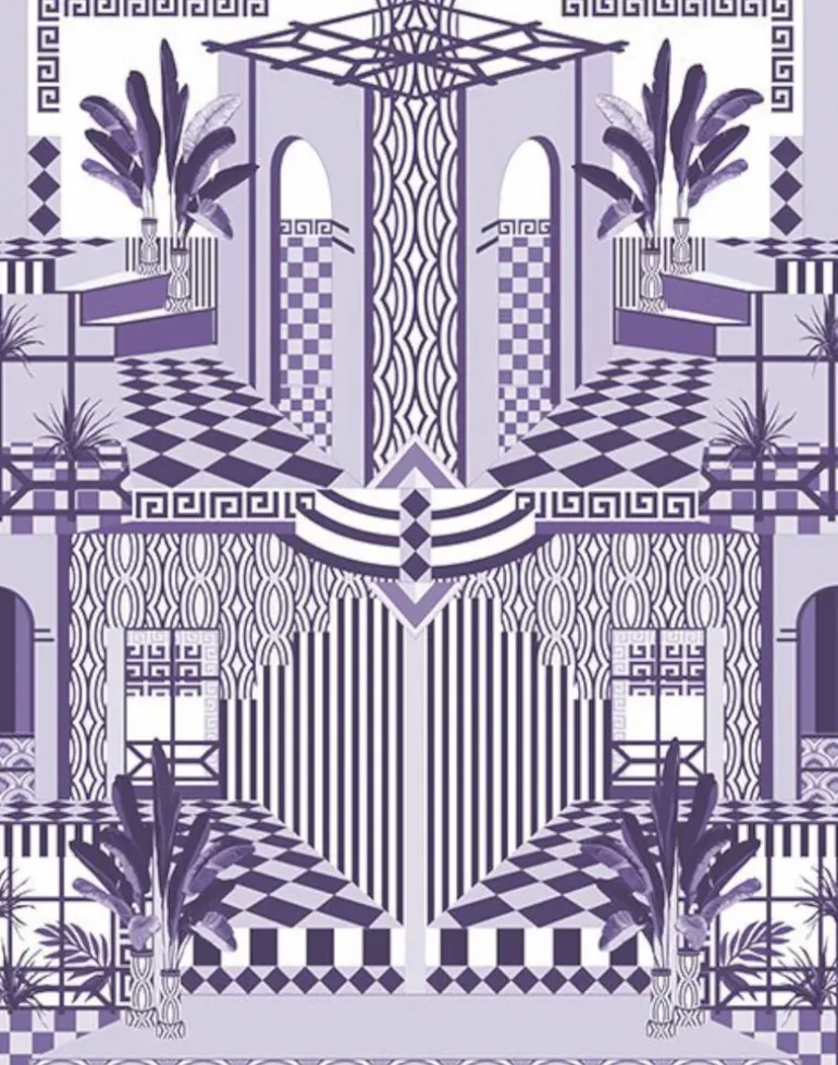 Chatelaine Mural, Lavender