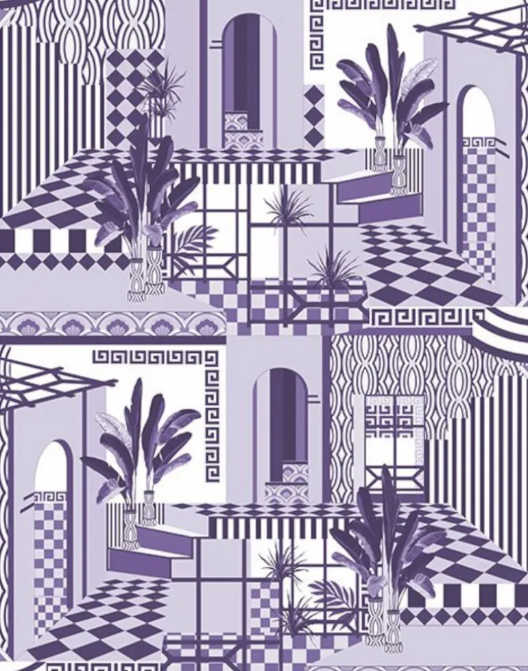 Chatelaine Mural, Lavender