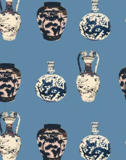 Chinese Vase, Smoke Blue
