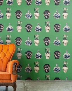 Chinese Vase, Smoke Blue