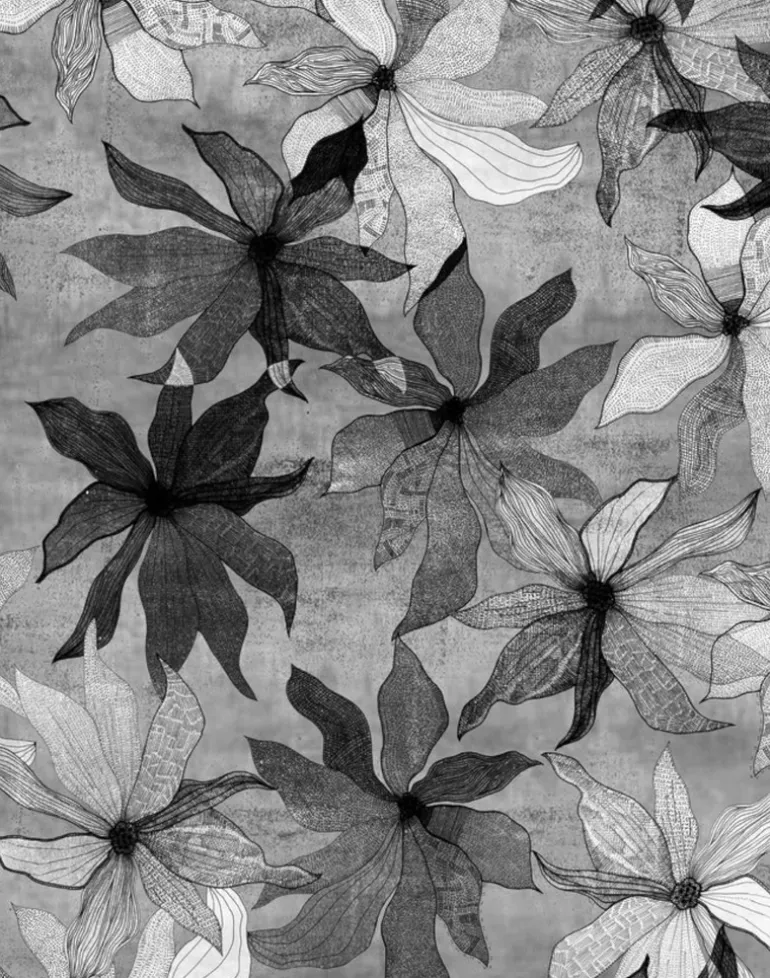 Clematis, Black and White