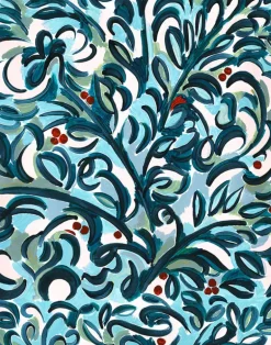 Clementine Blue, Cotton/Linen