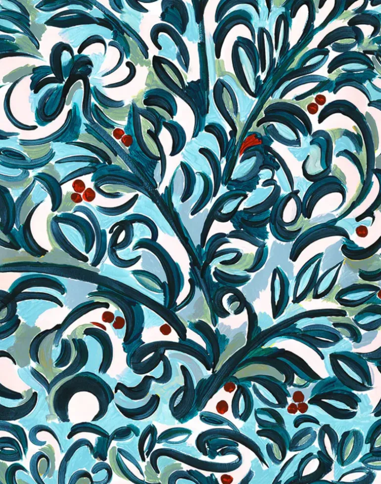 Clementine Blue, Cotton/Linen