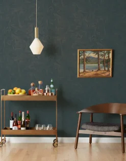 Contour, Gold on Blue