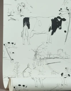 Countryside Toile, Optic White