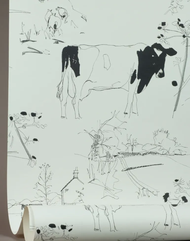 Countryside Toile, Optic White