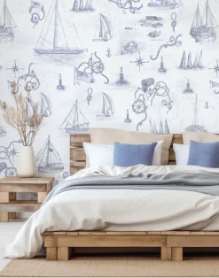 Cowes Mural, Signature Blue