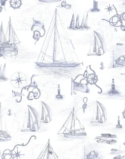 Cowes Mural, Signature Blue