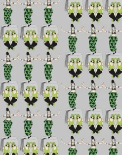 Deco Fez Hats, Green