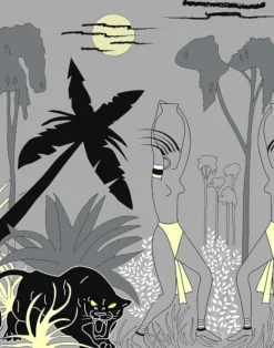 Deco Jungle, Grey