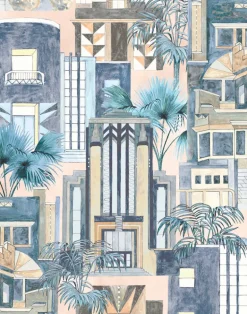 DOWNTOWN DECO PASTEL BLUE