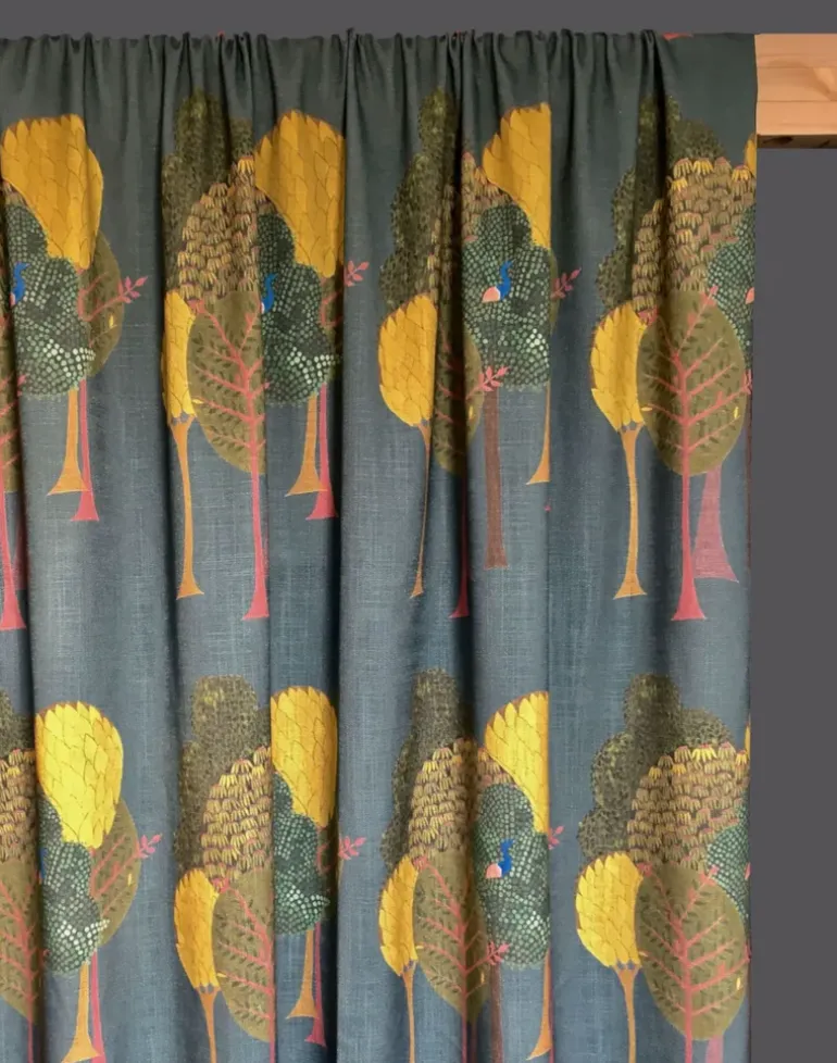 Enchanted Fabric, Midnight Blue Large