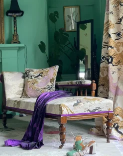 Eternal Toile, Viscose and Linen Fabric