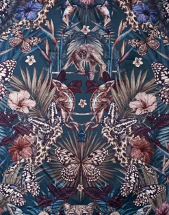 Exotica, Dusky Petrol - Silcott Heavy Satin