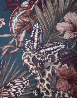 Exotica, Dusky Petrol - Silcott Heavy Satin