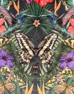 Exotica Noir - Medium Pile Velvet