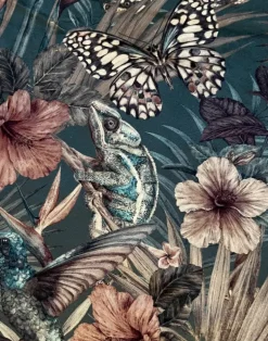 Exotica Petrol - Medium Pile Velvet