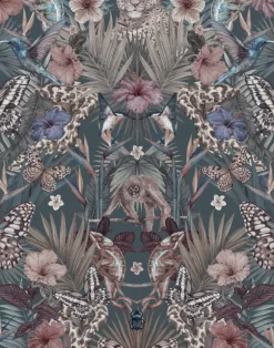 Exotica Petrol - Medium Pile Velvet