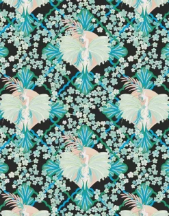 Faded Glamour Nights, Goddess Green on Black