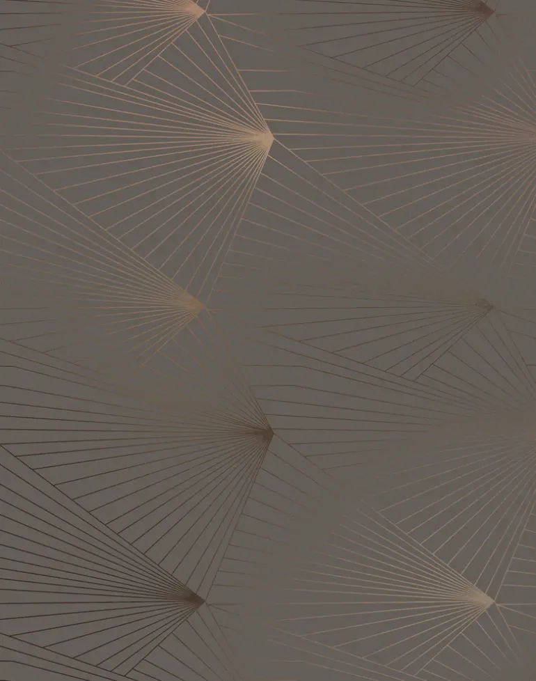 Fan, Bronze & Cocoa Brown