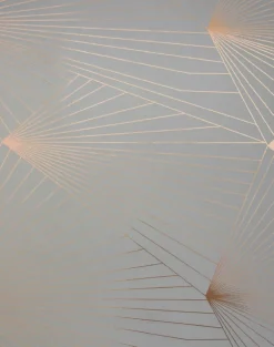 Fan, Copper Rose & Zinc Grey