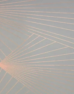 Fan, Copper Rose & Zinc Grey