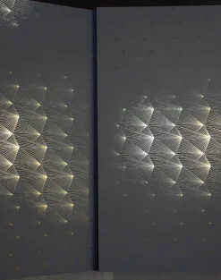 Fan, Gold & Lead Grey