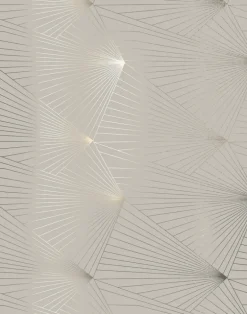 Fan, Pewter & Limestone