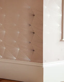 Fan, Silver & Nude Pink