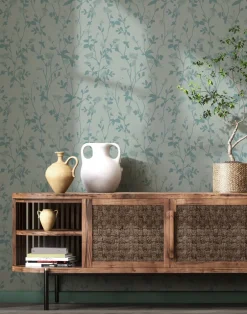 Feather Plant, Aquamarine