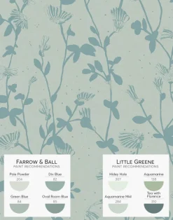 Feather Plant, Aquamarine