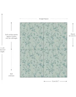 Feather Plant, Aquamarine