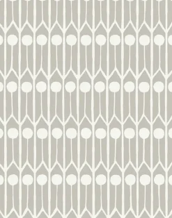 Feathers Fabric, Grey