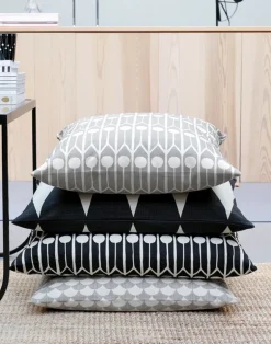 Feathers Fabric, Grey