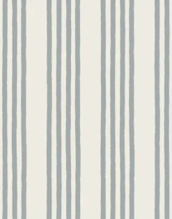 Fields Linen Fabric, Dusty Blue