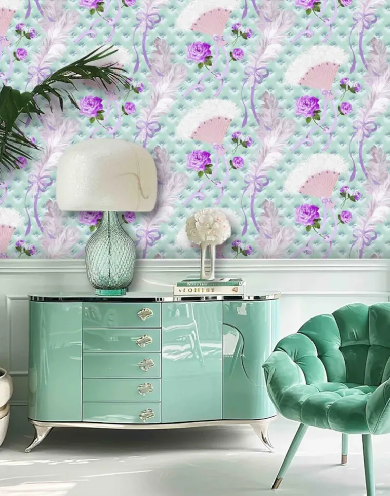 Floral Fanfare, Coral