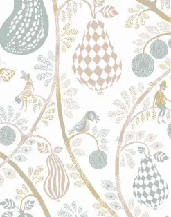 Fruit Garden, White Pastel