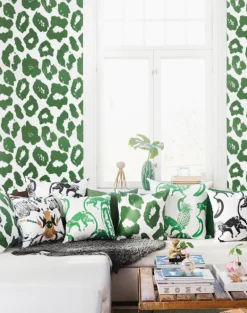 Funky Monkey Fabric, Green