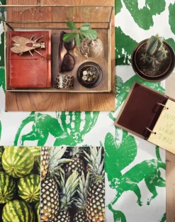 Funky Monkey Fabric, Green