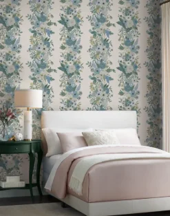 Garden Party Trellis. Indigo RP7314