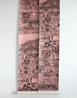 Graffiti Wall in Moscow, Pink