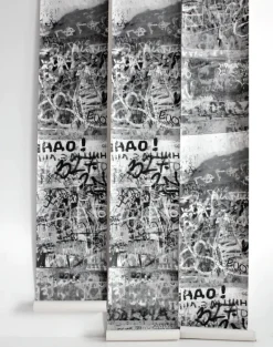 Graffiti Wall in Moscow, White