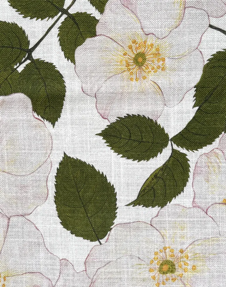Hedgerow Rosa Fabric, Natural