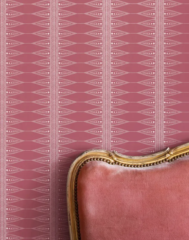 Indian Stripe, Snug Red