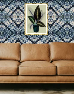 Indigo Itajime Cross