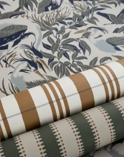 Jagged Stripe, Dusty Olive