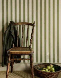 Jagged Stripe, Leaf Green