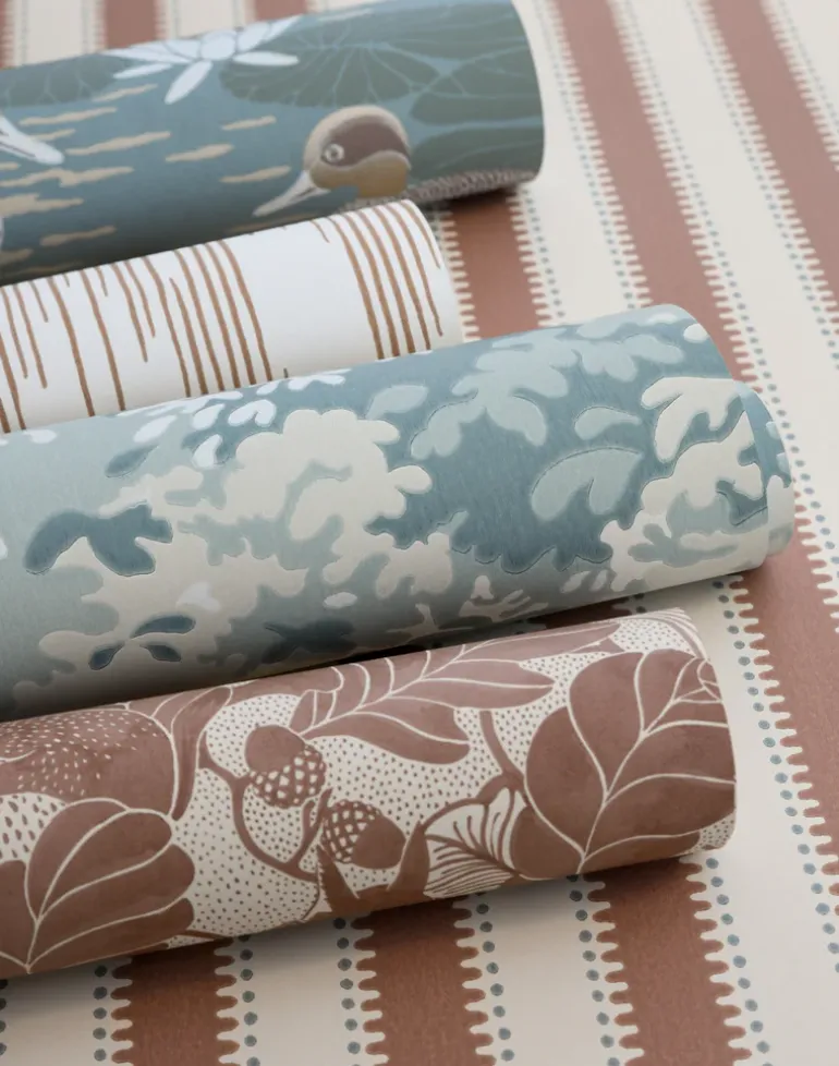 Jagged Stripe, Powder Tan