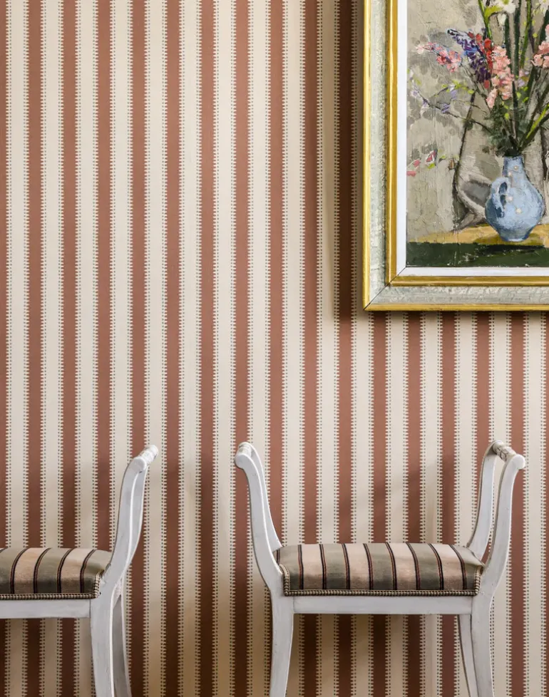 Jagged Stripe, Powder Tan